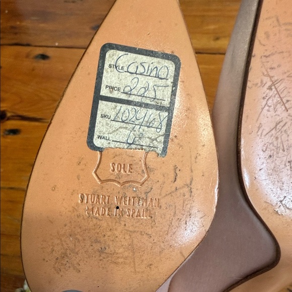 Stuart Weitzman Light Link Pointed Toe Heels Pumps Shoes size 5.5 - Picture 3 of 13